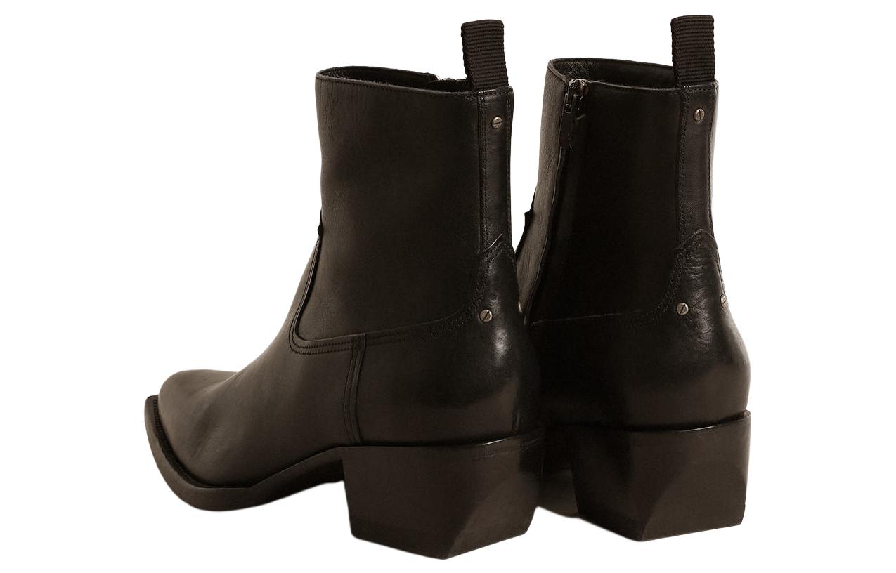 Golden Goose Leather Ankle Boots 'Versatile CMFT Black' 圖 3