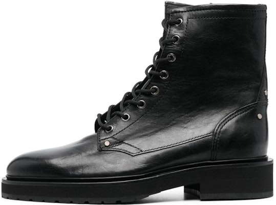 Golden Goose 黑色低帮皮革系带靴 GMF00605.F005005.90100 Buy Golden Goose 黑色低帮皮革系带靴 GMF00605.F005005.90100