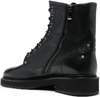 Lookbook Botas bajas de cuero Golden Goose con cordones 'Negro'. GMF00605.F005005.90100