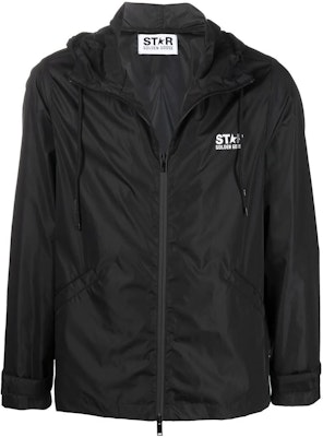 Golden Goose 星星印花防風外套 黑色 男裝外套 GMP01032P00059680203 Order Golden Goose 星星印花防風外套 黑色 男裝外套 GMP01032P00059680203