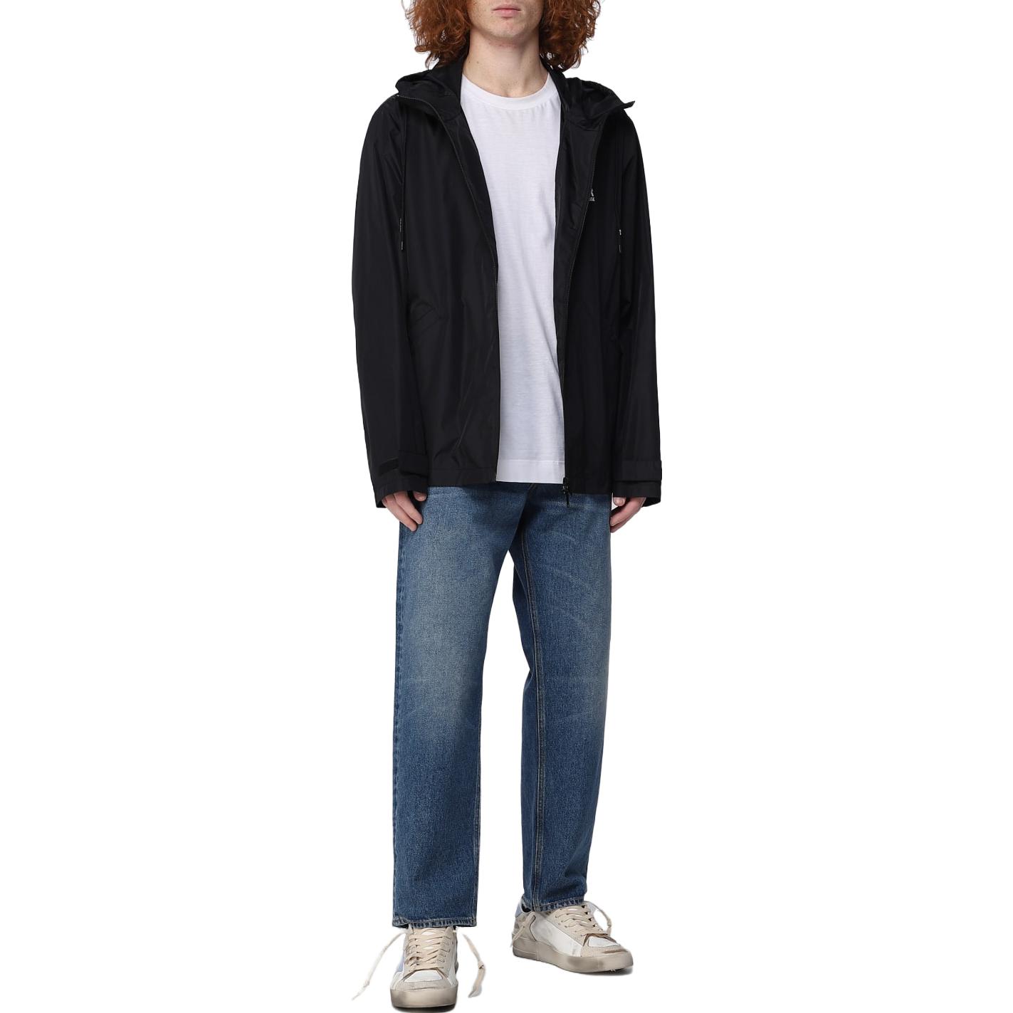 Lookbook Golden Goose 星星印花防風外套 黑色 男裝外套 GMP01032P00059680203