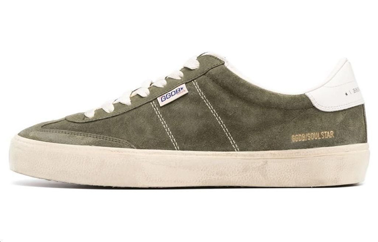 Golden Goose Low Top 'Distressed Olive Green' GMF00464.F005047.35869
