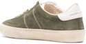 Shop Golden Goose Rendah 'Hijau Zaitun Berdistres' GMF00464.F005047.35869