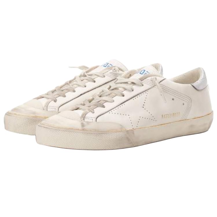 Shop 골든구스 화이트 컴포트 로우탑 (Golden Goose White Comfort Low-top) GMF00596.F004795.11267