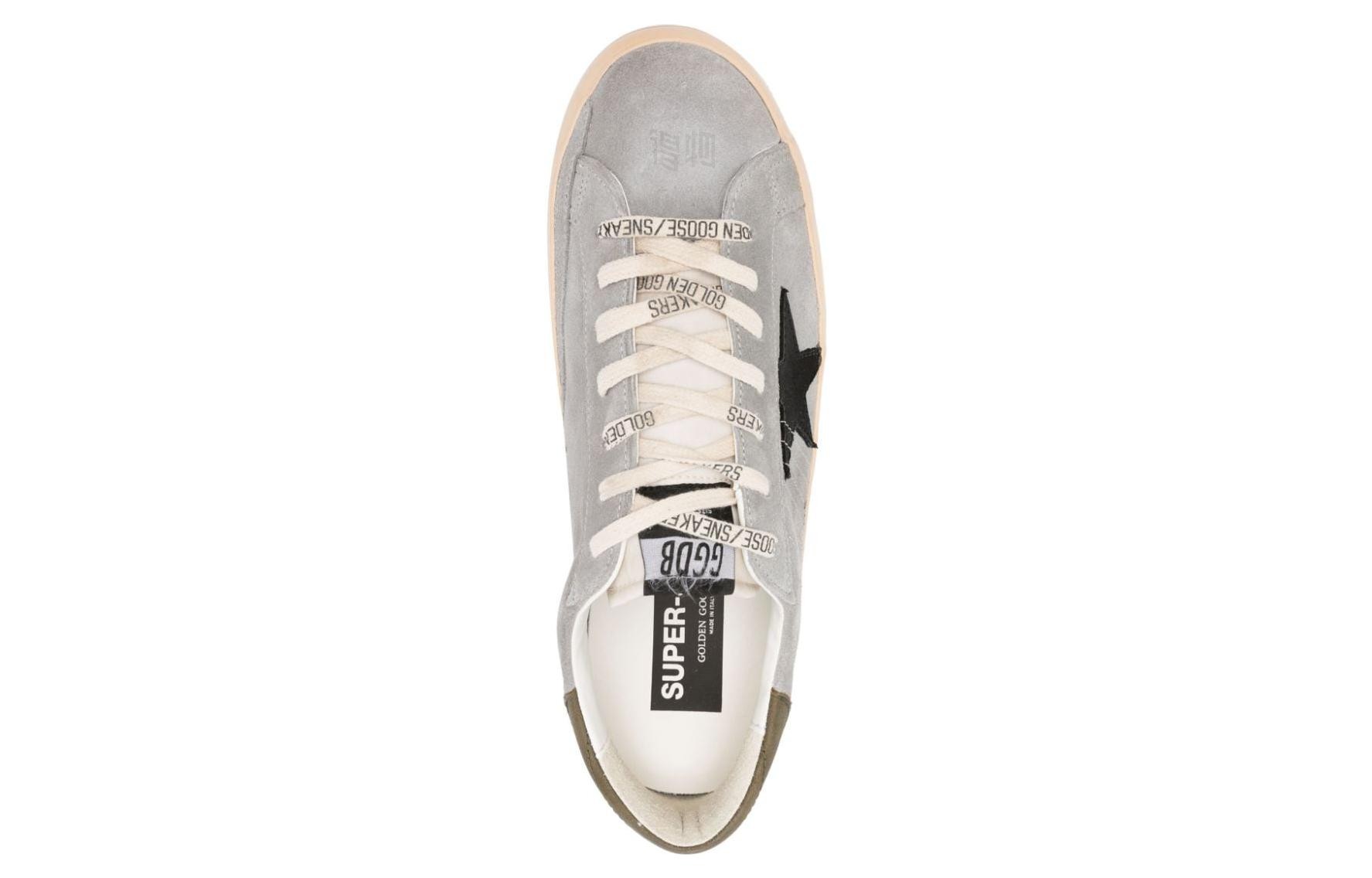 Shop Golden Goose Zapatillas Bajas Cordones 'Gris Medio' GMF00101.F004798.82392