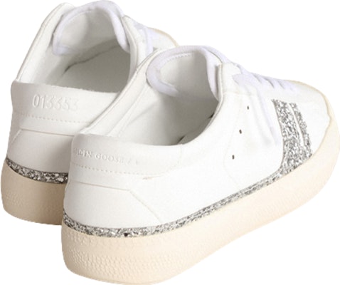Golden Goose Low Top Lace-Up 'White Silver' GUF00453.F004015.11325 Shop Golden Goose Low Top Lace-Up 'White Silver' GUF00453.F004015.11325