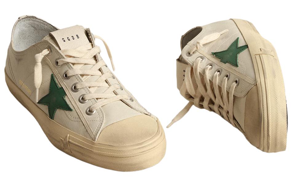 Golden Goose Low Top Sneaker 'White Green' 圖 3