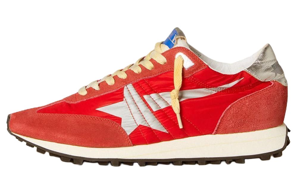 Golden Goose Marathon Red Low-Top Casual Sneakers for Men GMF00683.F005492.40399