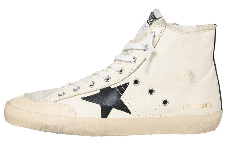 Golden Goose Mid Star 'Beige Distressed' GMF00114.F004749.11552