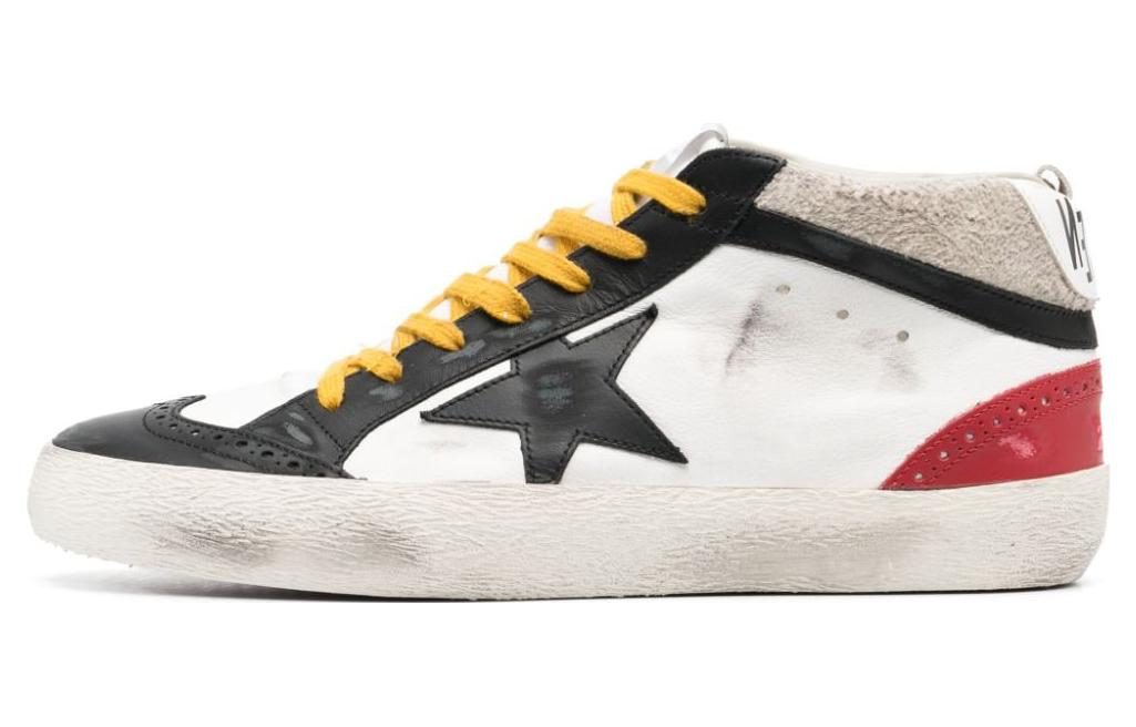 Golden Goose Mid Star 'Black Calf Leather' GMF00123.F004394.82256