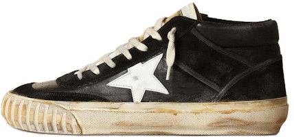 Golden Goose Mid Star 'Black Leather' GMF00408.F003450.80203 Golden Goose Mid Star 'Black Leather' GMF00408.F003450.80203