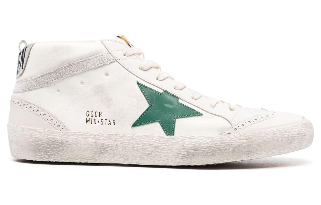 Order Golden Goose Mid Star ''Cream Distressed'' Sneakers GMF00122.F004133.15426