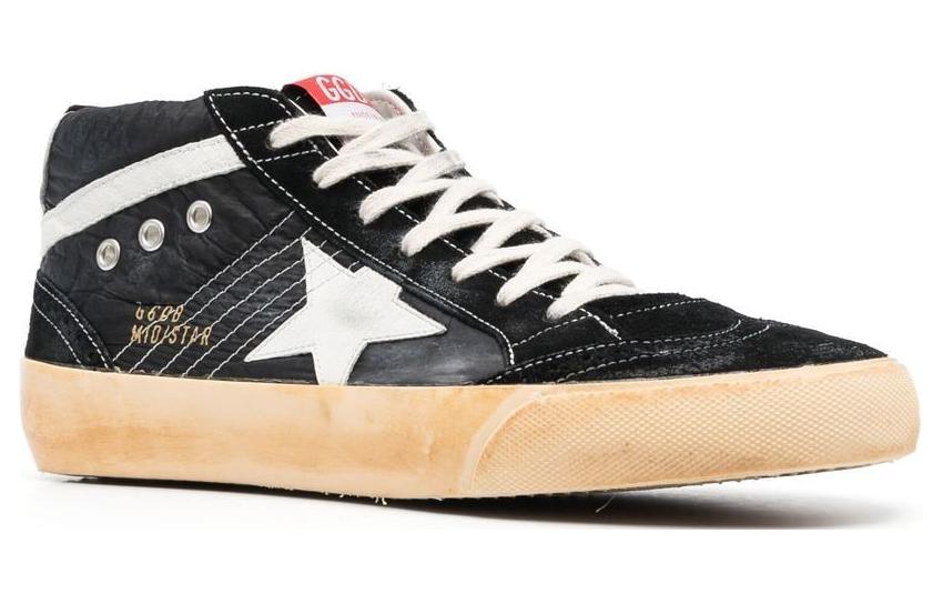 Order Golden Goose Mid Star ''Abgenutzt Schwarz'' GMF00122.F003239.80203