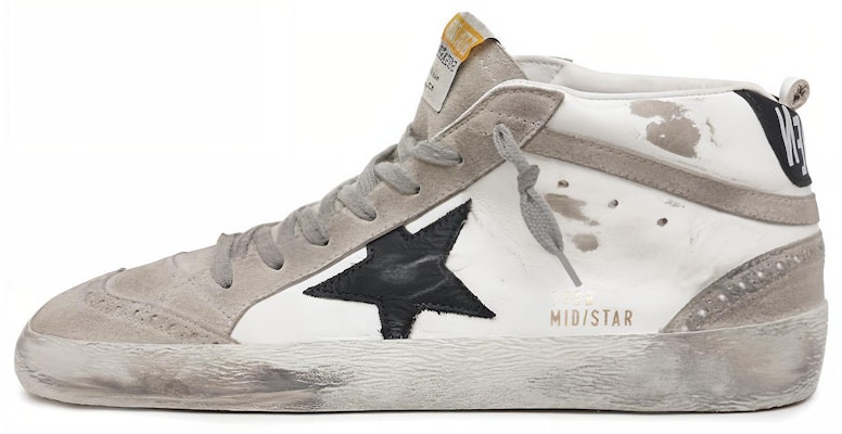 Golden Goose Mid Star 'Distressed Black White Grey' GMF00122.F001487.10599 Buy Golden Goose Mid Star 'Distressed Black White Grey' GMF00122.F001487.10599