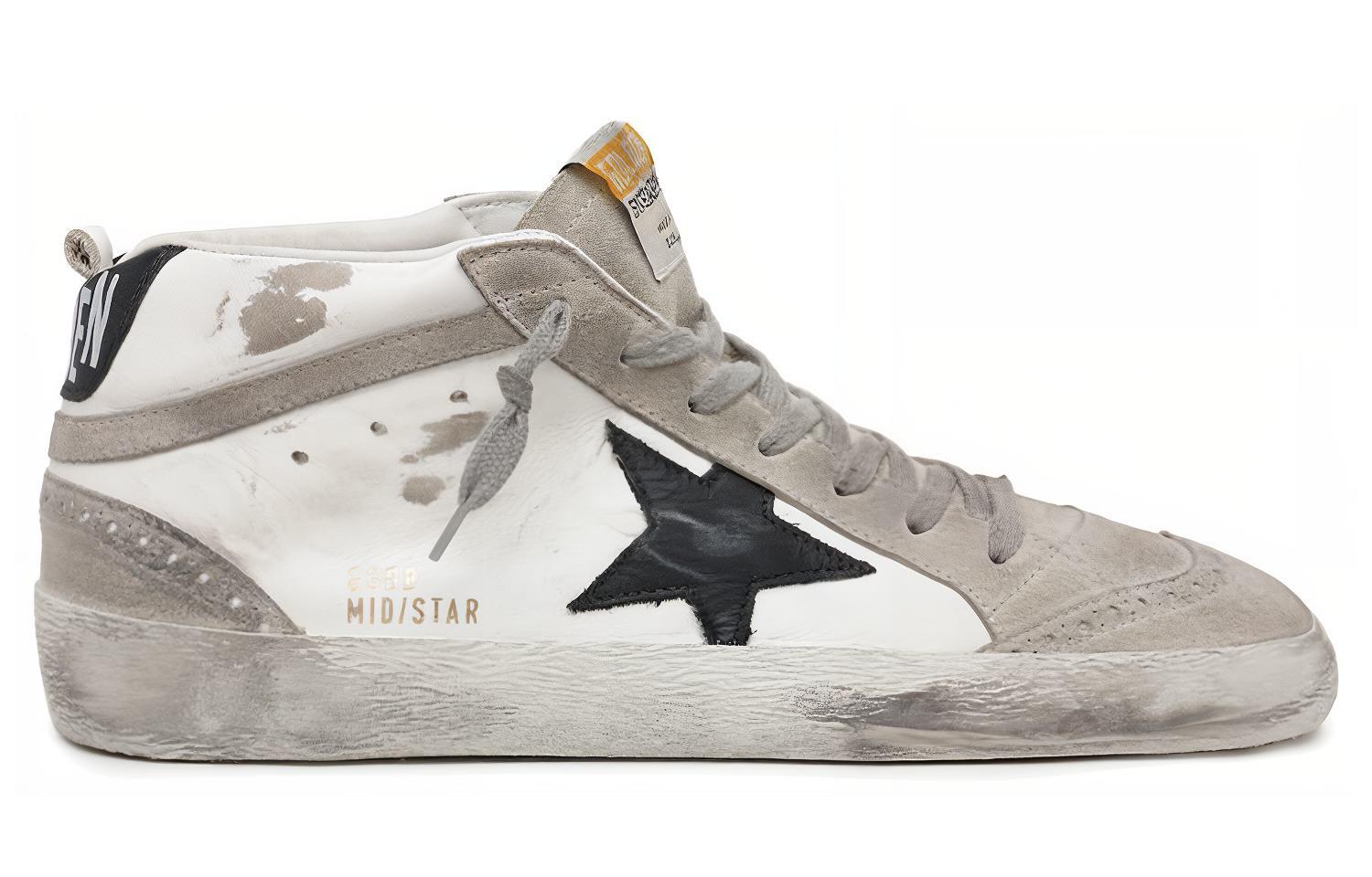 Golden Goose Mid Star 'Distressed Black White Grey' 圖 2