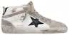Golden Goose Mid Star 'Hitam Putih Kelabu Usang' GMF00122.F001487.10599