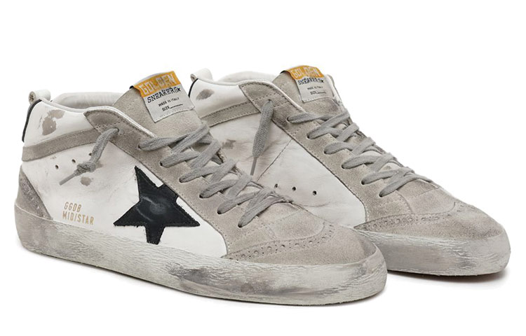 Golden Goose Mid Star 'Distressed Black White Grey' 圖 4
