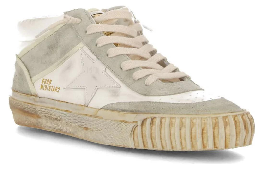 Order Golden Goose Mid Star ''Blanc Vieilli'' GMF00408.F003449.10276