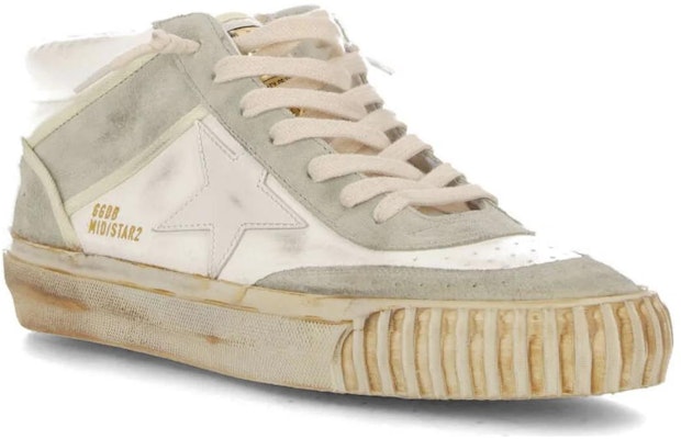 Golden Goose Mid Star 'Distressed White' GMF00408.F003449.10276 Order Golden Goose Mid Star 'Distressed White' GMF00408.F003449.10276