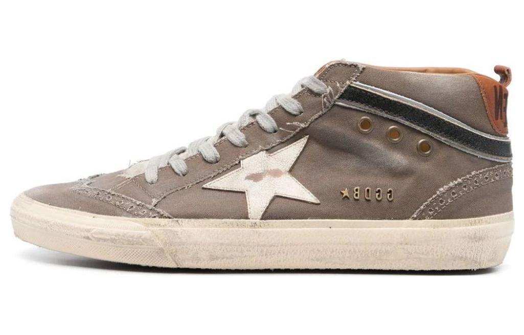 Golden Goose Mid Star 'Grey Brown' GMF00122.F004575.35851