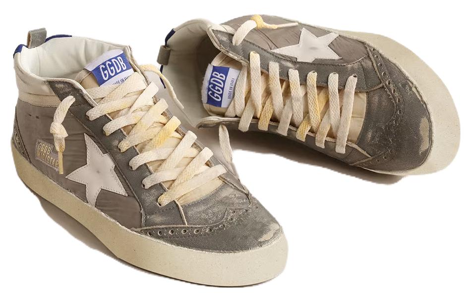 Order Golden Goose Mid Star 'Abu-abu Lace-Up' GMF00123.F004592.60437