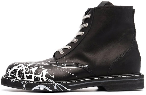 Golden Goose Mid Star 'Hand-Painted Black Print' GMF00183.F000933.80703 Buy Golden Goose Mid Star 'Hand-Painted Black Print' GMF00183.F000933.80703