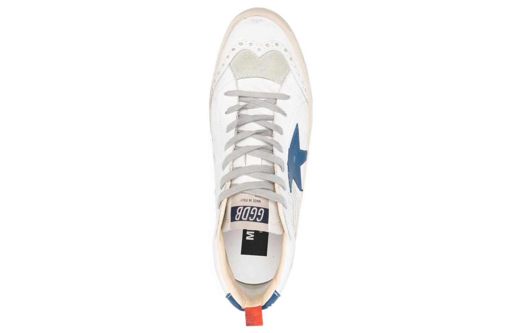 Shop Golden Goose Mid Star 'Vintage Cream' Sneakers Pria/Wanita GMF00122.F004765.82374