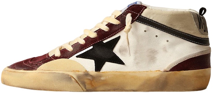 金鵰明星中筒皮革系帶時尚板鞋 男款 白紅 做舊版 Buy 金鵰明星中筒皮革系帶時尚板鞋 男款 白紅 做舊版