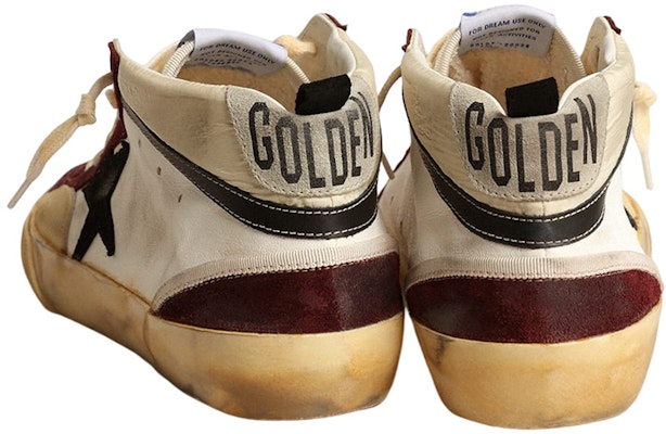 Golden Goose Mid Star 'White Red Distressed' GMF00460.F004009.82103 Shop Golden Goose Mid Star 'White Red Distressed' GMF00460.F004009.82103