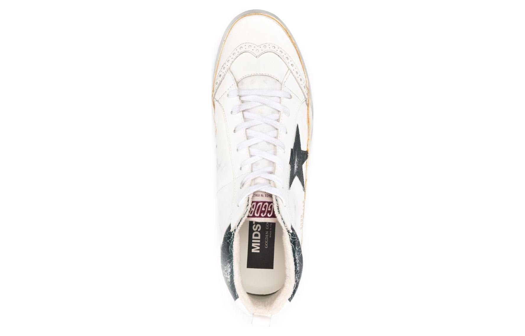 Lookbook Golden Goose Mid Top 'Blanco Vintage Agrietado' GMF00123.F004532.11488