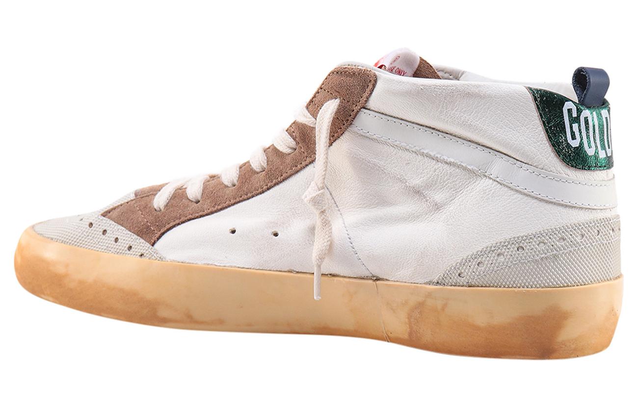 Golden Goose Mid Top Leather Sneakers 'White Fashion' 圖 3