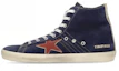 Buy Golden Goose Sneaker Mid Top ''Pelle Blu'' GMF00113.F004748.50787