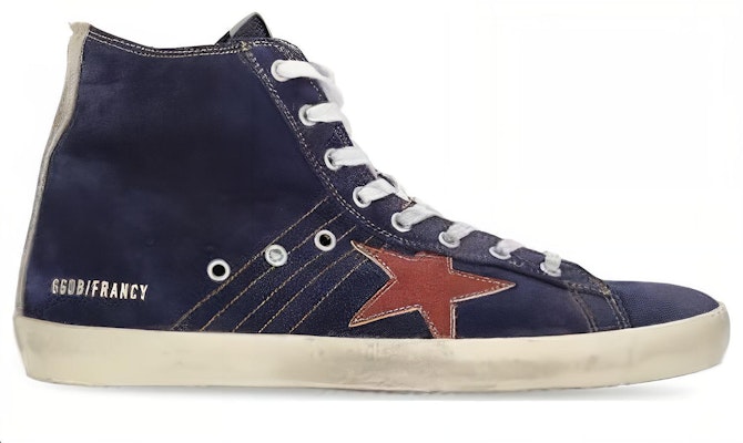 Golden Goose Mid Top Sneaker 'Blue Leather' GMF00113.F004748.50787 Order Golden Goose Mid Top Sneaker 'Blue Leather' GMF00113.F004748.50787