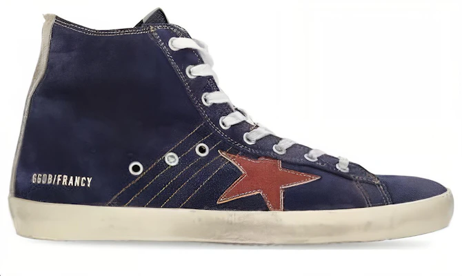 Golden Goose Sneaker Mid Top ''Pelle Blu'' GMF00113.F004748.50787 Order Golden Goose Sneaker Mid Top ''Pelle Blu'' GMF00113.F004748.50787