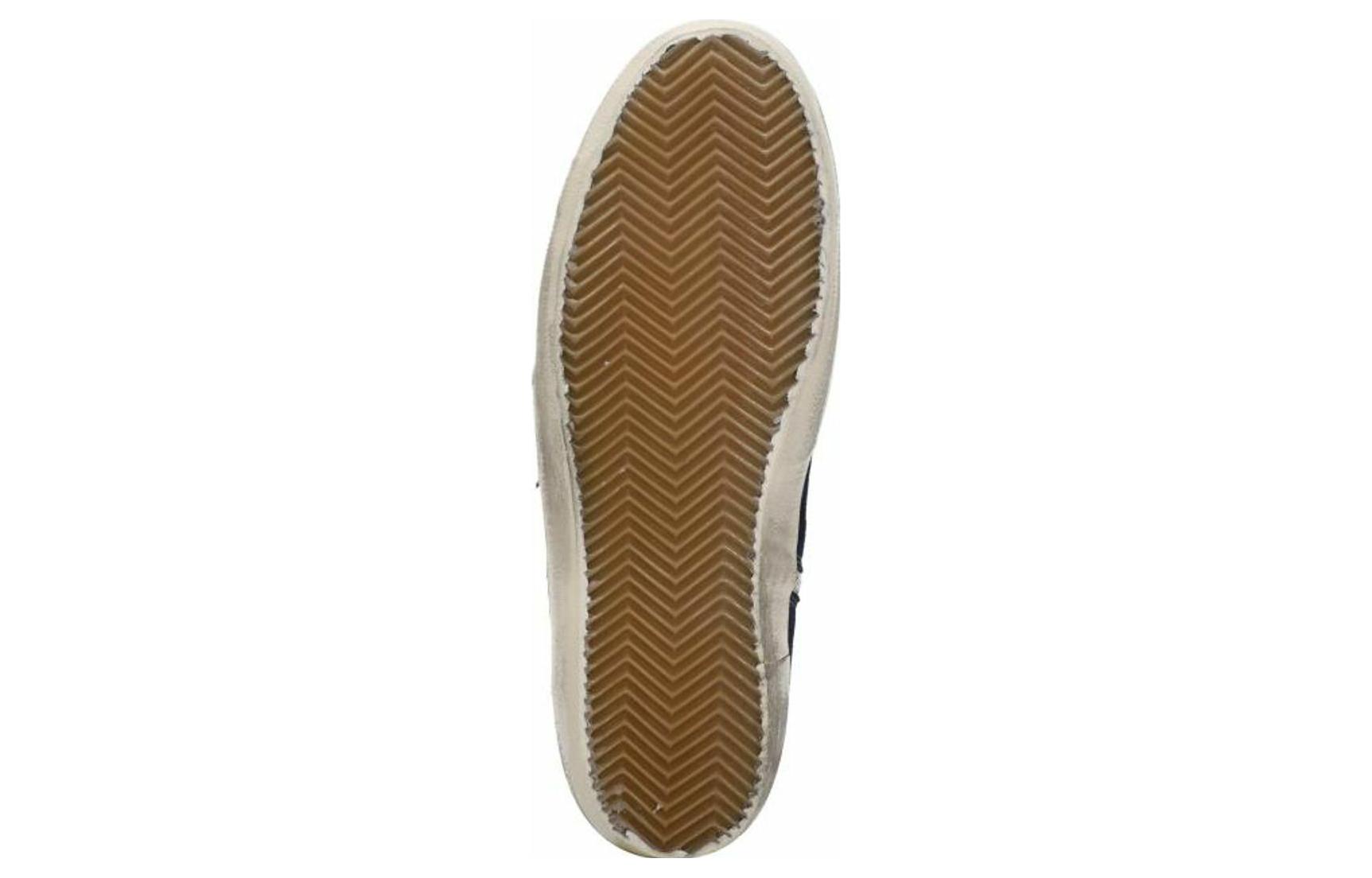 Shop Golden Goose Sneaker Mid Top ''Pelle Blu'' GMF00113.F004748.50787