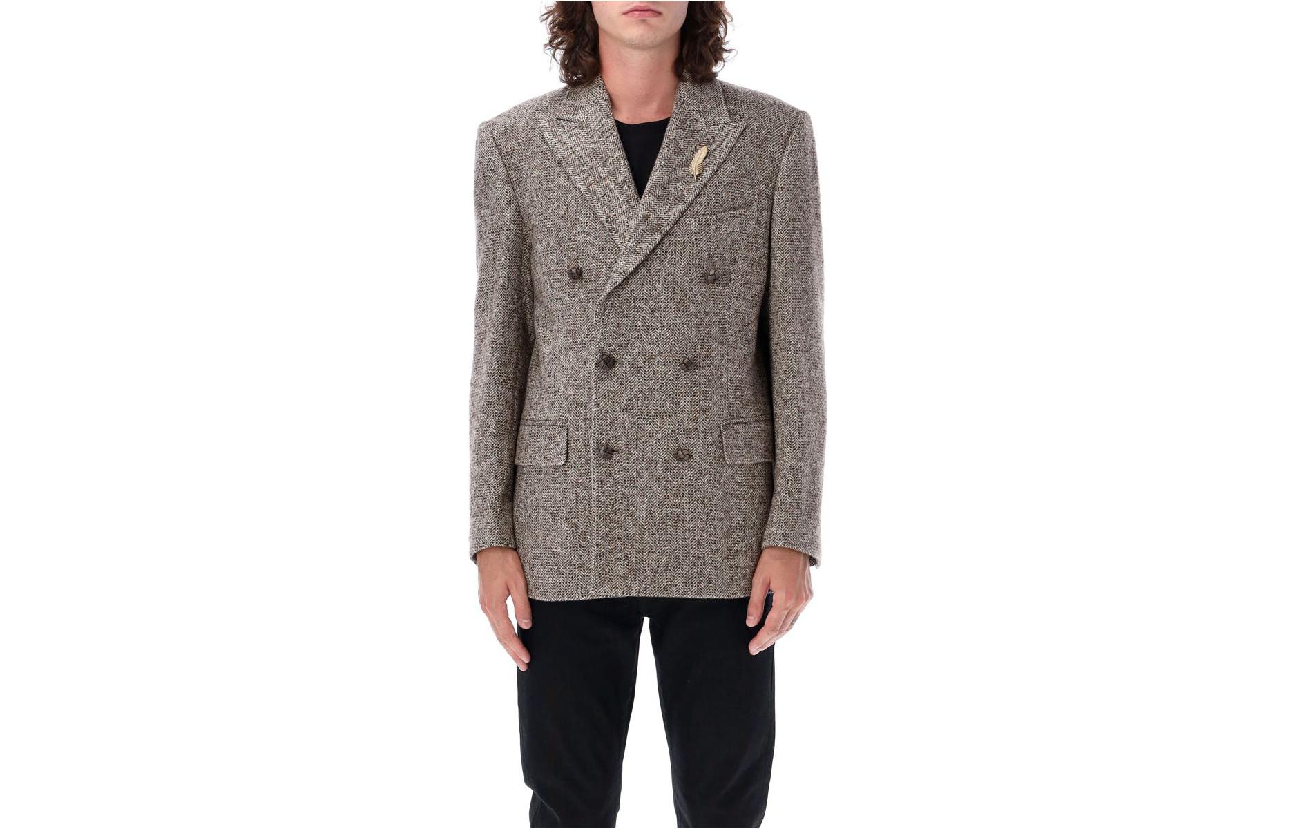 Golden Goose Monochrome Button-Up Jacket Men’s Gray 23AGMP00835P00116615480