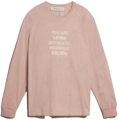 金鵝男款粉色字母印花圓領衛衣 GMP01461P00120425691 Buy 金鵝男款粉色字母印花圓領衛衣 GMP01461P00120425691