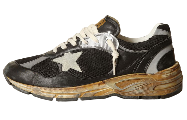 Buy 金鹅复古跑步鞋 黑灰 GMF00199.F003270.90282