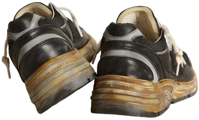 金鹅复古跑步鞋 黑灰 GMF00199.F003270.90282 Purchase 金鹅复古跑步鞋 黑灰 GMF00199.F003270.90282