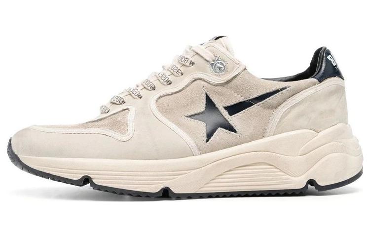 Golden Goose Running Sole 'Beige Black Distressed' GMF00481.F004100.60402