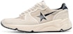 Golden Goose Running Sole 'Beige Hitam Distressed' GMF00481.F004100.60402