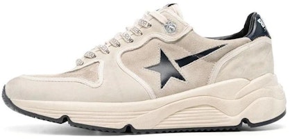 Golden Goose Running Sole 'Beige Black Distressed' GMF00481.F004100.60402 Golden Goose Running Sole 'Beige Black Distressed' GMF00481.F004100.60402