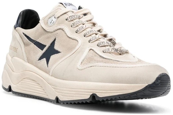 Golden Goose Running Sole 'Beige Black Distressed' GMF00481.F004100.60402 Order Golden Goose Running Sole 'Beige Black Distressed' GMF00481.F004100.60402