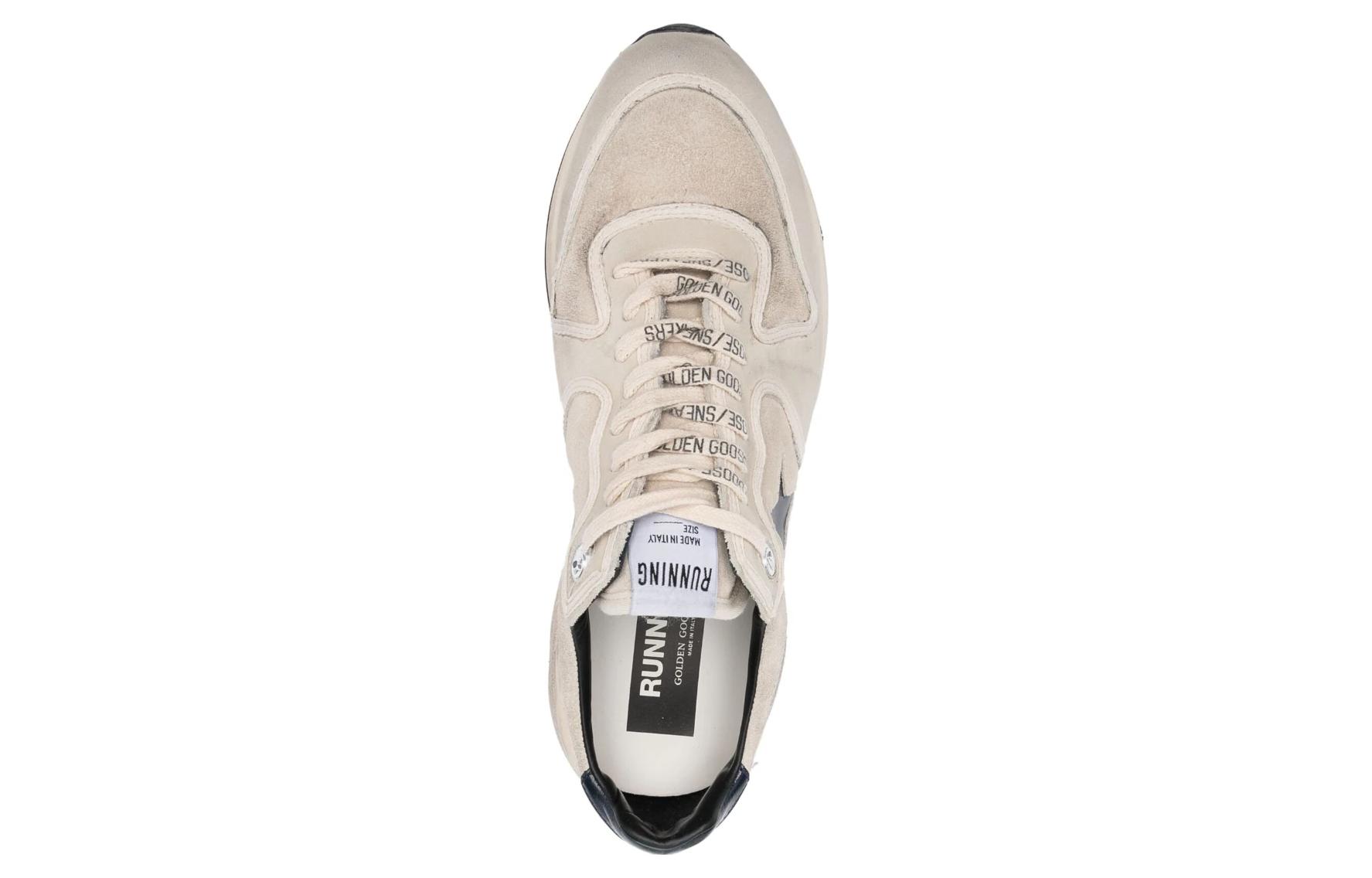 Lookbook Golden Goose Running Sole 'Beige Black Distressed' GMF00481.F004100.60402