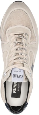 Golden Goose Running Sole 'Beige Black Distressed' GMF00481.F004100.60402 Lookbook Golden Goose Running Sole 'Beige Black Distressed' GMF00481.F004100.60402