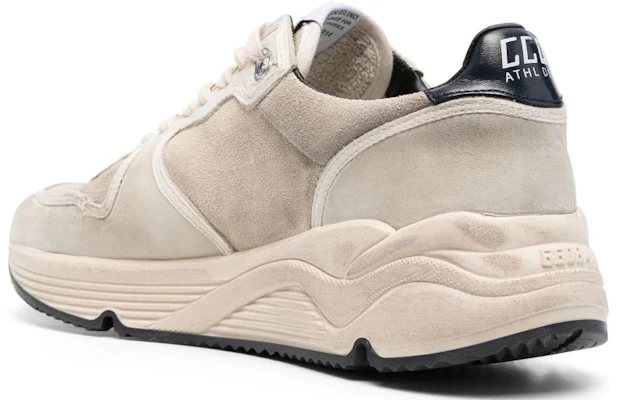 Golden Goose Running Sole 'Beige Black Distressed' GMF00481.F004100.60402 Shop Golden Goose Running Sole 'Beige Black Distressed' GMF00481.F004100.60402