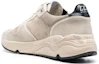Shop Golden Goose Running Sole 'Beige Black Distressed' GMF00481.F004100.60402