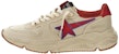 Golden Goose Running Sole 'Beige Fashion Strap' Kasut Lelaki/Wanita Trendy Beige GMF00126.F004195.15435