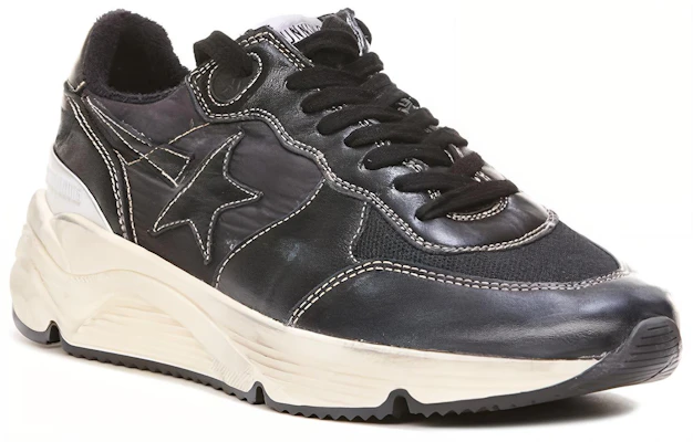Golden Goose Running Sole 'Black Leather Low-Top' GMF00390.F003358.90179 Lookbook Golden Goose Running Sole 'Black Leather Low-Top' GMF00390.F003358.90179