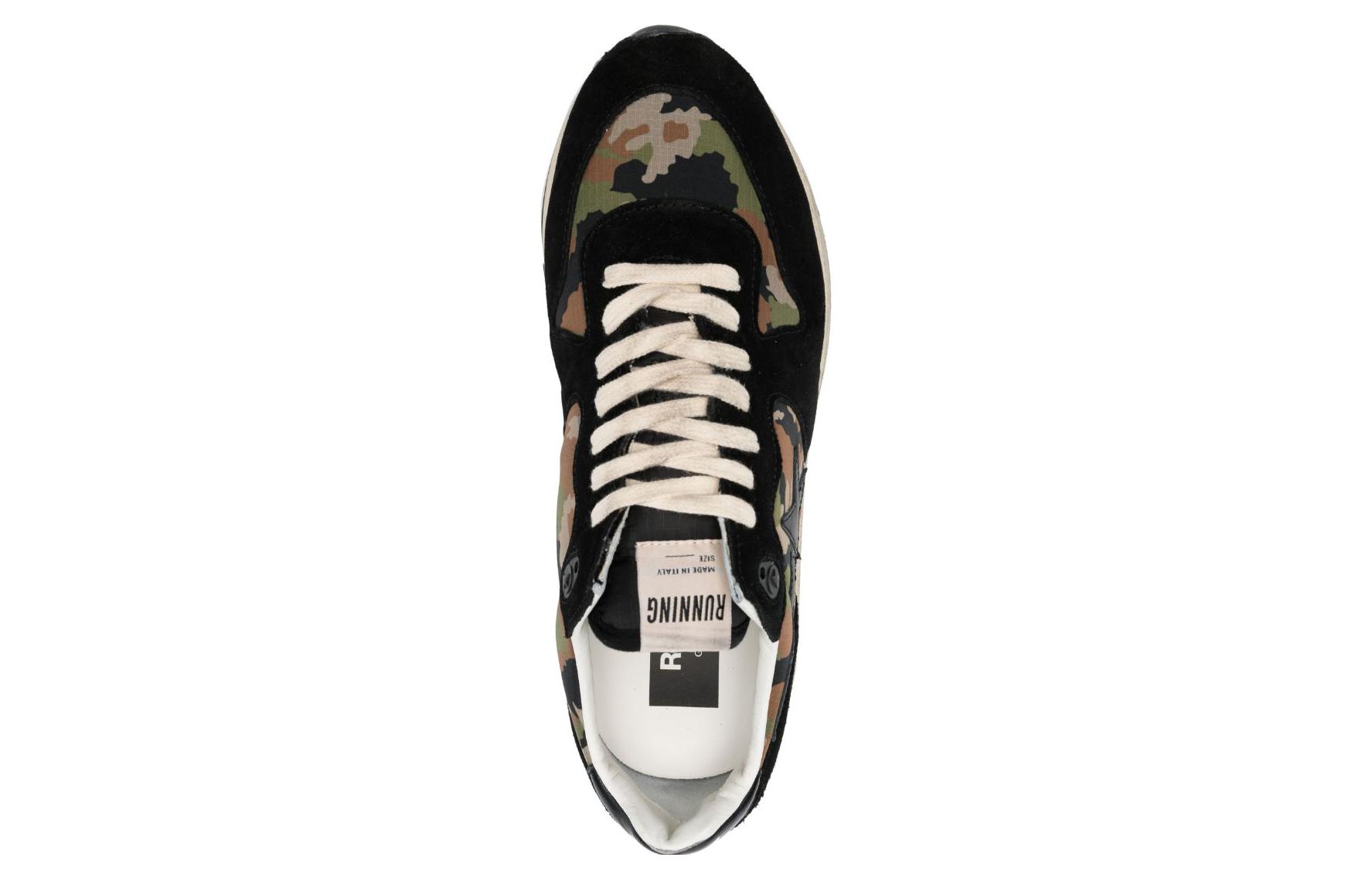 Shop Golden Goose Running Sole 'Black Leather Low-Top' GMF00126.F003939.90363